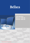 Belinea 1730 S2 Monitor User Guide Manual Operating Instructions