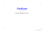 ConfLess - Mathrice