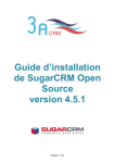Guide d`installation de SugarCRM Open Source version 4.5.1