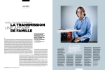 la transmission une affaire de famille