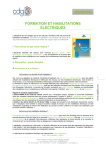 L`habilitation électrique