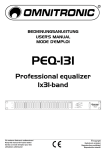 Professional equalizer 1x31-band - LTT