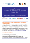 APPEL À PROJET « PASSEURS D`IMAGES » en