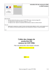 Cahier des charges de production SIG annexe du CCTP PPRN