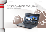 NETBOOK ANDROID WI-FI „NB-10“