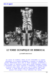 Art et sport LE TORSE OLYMPIQUE DE BERROCAL