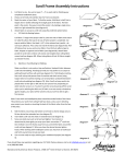 Scroll Frame Assembly Instructions - E