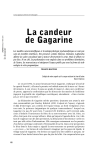 La candeur de Gagarine