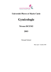 Gynécologie - Faculté de médecine Pierre et Marie Curie