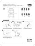 Instructions: Quick-Fit Bucket Seat Cover Mode d`emploi: Couvre
