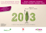 calendrier 2013