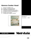 Genova Cooker Hood - Vent-Axia