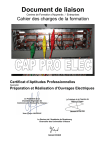 CAP Preparation et Realisation d Ouvrages Electriques
