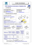 FICHE TECHNIQUE OTSC Système de fermeture et Système Set