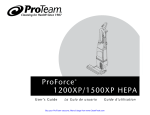 ProTeam Upright Vacuum Owner`s Manual