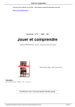 Jouer et comprendre