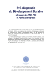 Pré-diagnostic du Développement Durable