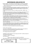 Questionnaire LABELLISATION SPO - Services d`orientation en alerte