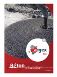 Béton - Argex