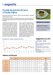 Ecrasé de pomme de terre à l`huile d`olive