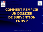 COMMENT REMPLIR UN DOSSIER DE SUBVENTION ?