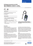 Calibrateur de pression portable Type CPH6300-S1 (version