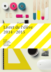 Livret de l`élève 2014 – 2015