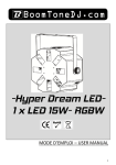 -Hyper Dream LED- 1 x LED 15W- RGBW