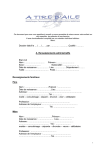 Le questionnaire d`admission