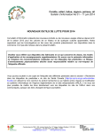Bulletin d`information No 01 – 11 juin 2014 - Agri