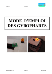 MODE D`EMPLOI DES GYROPHARES