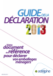 Guide de la déclaration 2013