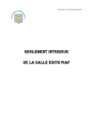 REGLEMENT INTERIEUR DE LA SALLE EDITH - Friville