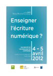 Programme du séminaire