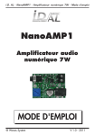 MODE D`EMPLOI NanoAMP1 - ID-AL