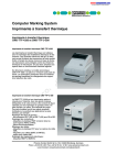 Computer Marking System Imprimante à transfert thermique