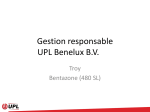 Présentation - UPL Benelux Belgium