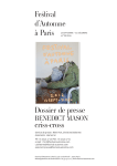 Dossiers de presse - Festival d`Automne à Paris