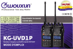 Wouxun KG-UVD1P - Site F4ONQ.F0EXQ