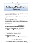 Devenir PArtenaire Déco ( Padé) Eléonore