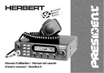 Model HERBERT FM - Groupe President Electronics