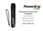 Emergency Powerbank Flashlight User Manuel Manuel d`usario