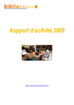 SCD de l`Université de Provence – Rapport d`activité 2009