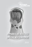 APPAREIL DE MASSAGE SPÉCIAL RÉFLEXOLOGIE