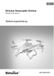 Simulus Hexacopter Drohne Bedienungsanleitung