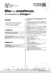 Bilan de compétences