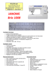 JANOME Brio 1008