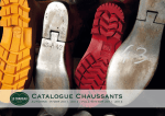 CATALOgUE CHAUSSANTS