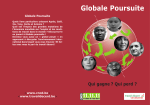 Brochure « Globale poursuite - CNCD