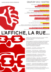 l`affiche, la rue